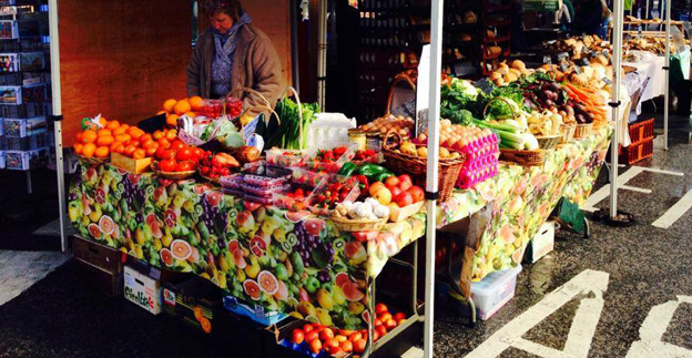 Fruit and veg at our April 2014 market